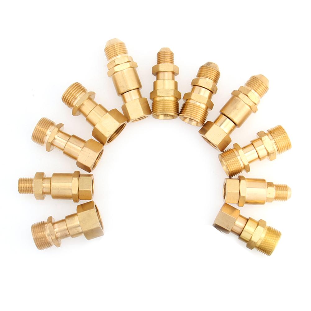 Anti Twist Wash Gun To Hose Connector M22 M14 G1/4 G3/8 Swivel Fitting Adapter Coupler