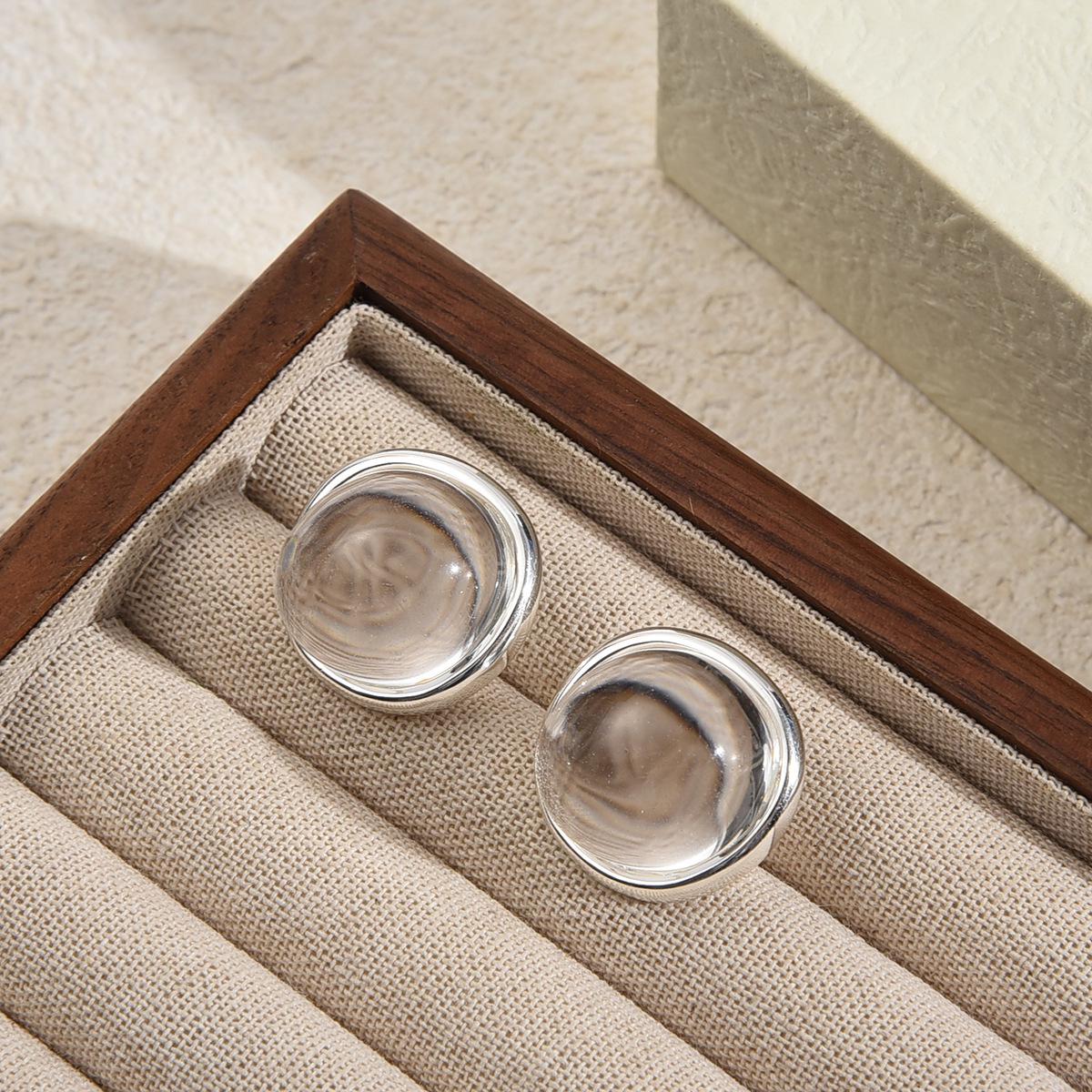 925 Silver Needle Stud Earrings for Women: Fashionable, Elegant, Unique, Versatile, and Sophisticated Simple Design