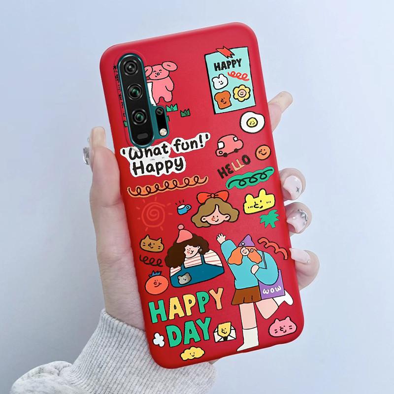 For Honor 20 Pro Case Honor20 Pro Back Soft TPU Silicone Cover Cute Cartoon Panda Phone Case For Huawei Honor 20 Pro Coque Funda