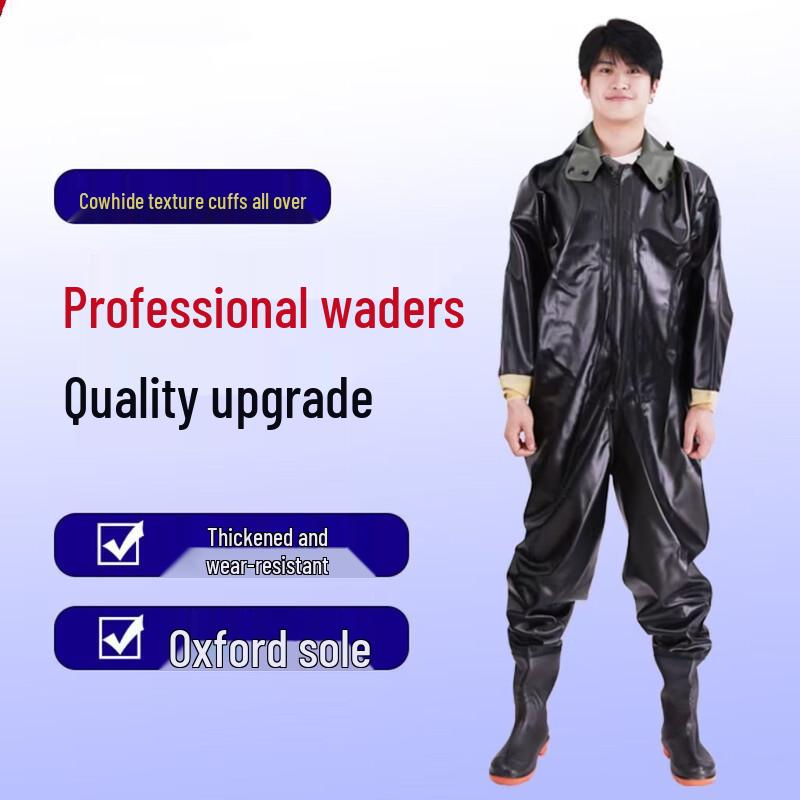Mushan Outdoor Chest-High Full-Body Wading Rainsuit