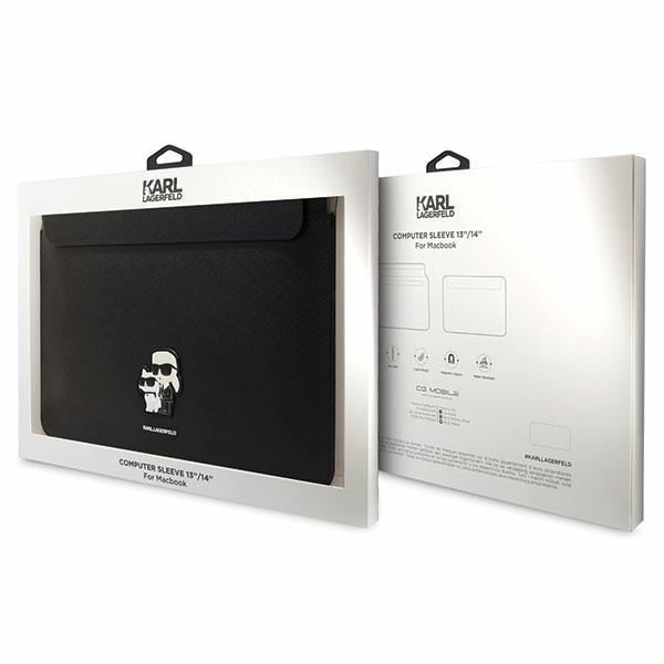 Pokrowiec Do MacBook 14" Karl Lagerfeld Saffiano Czarny