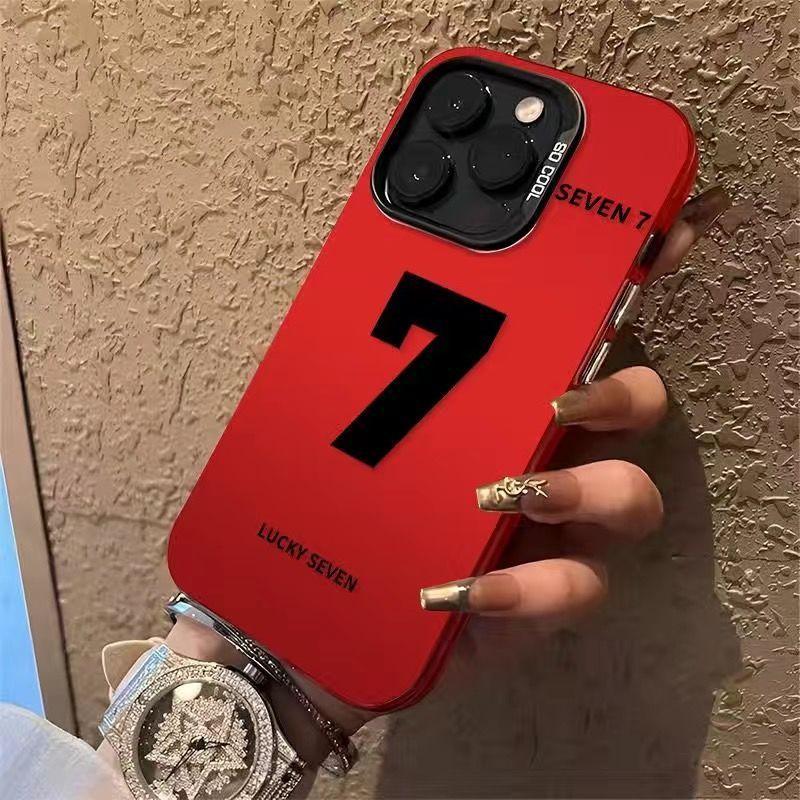 

Чехол «Счастливое число 7» для iPhone 7/8/9/10/11/12/13/14/15 iPhone-11 синий