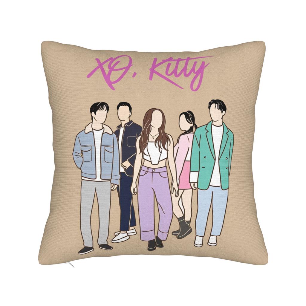 Tv Xo Kitty Kim Min Ho Pillow Case Comfy Pillow Cover For Sofa Home Decor Funny Cushion Cover
