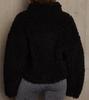 2024 Women's Lambswool Plush Cardigan Short Jacket - European/American Fashion for Autumn and Winter.