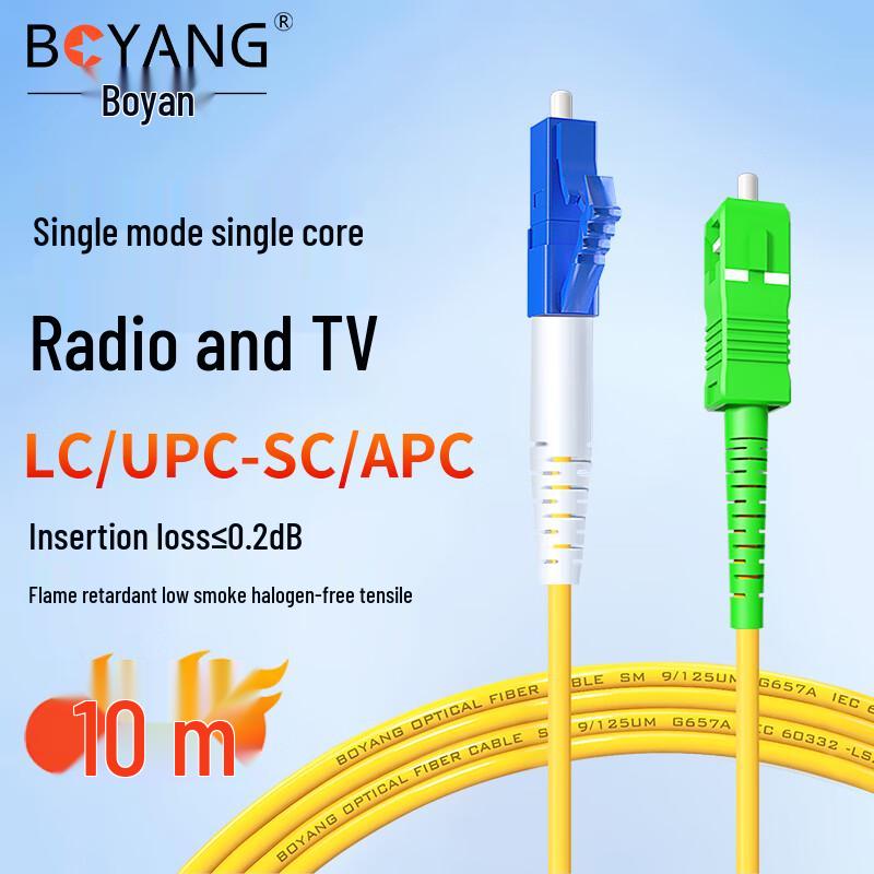 BOYANG Single Mode Fiber Optic Patch Cord