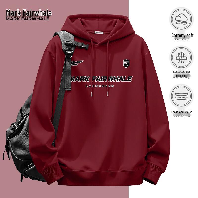 MARK FAIRWHALE Men's Oversized Hooded Sweatshirt