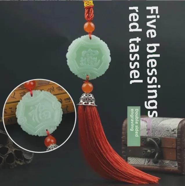 "Car Safety and Interior Rearview Mirror Pendants"