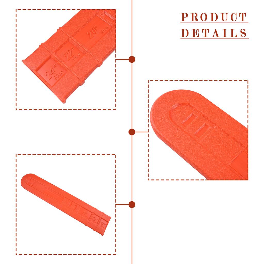 Chainsaw Bar Scabbard for 21 25 Chainsaws Compatible with 038 044 046 066 For MS 440 441 460 Protects Against Accidental Damage