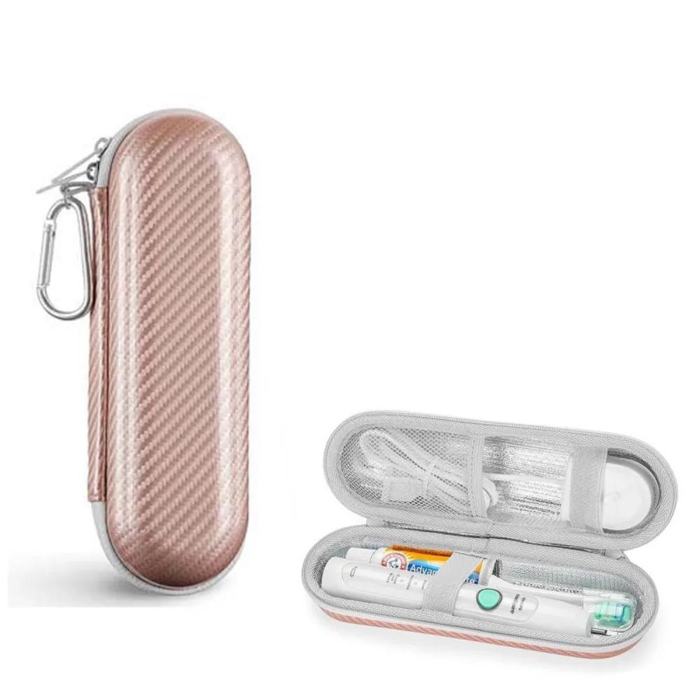 EVA Electric Toothbrush Storage Box Empty Protective Electric Toothbrush Case with Handle Large Capacity Toothbrush Travel Case