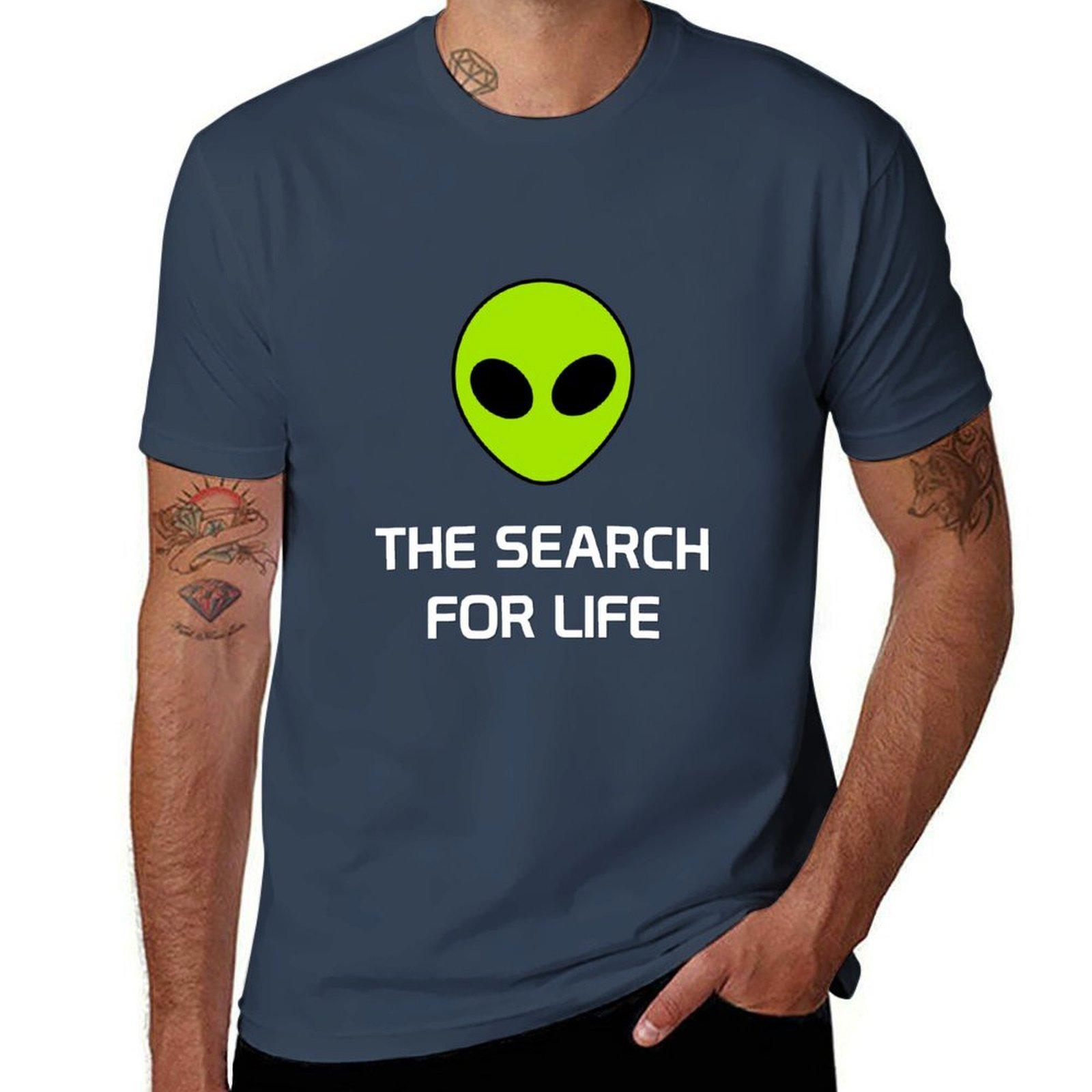 Terraforming Mars Search For Life TShirt Large Size Casual Tee Shirt S