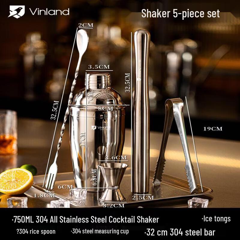 Cocktail Shaker & Lemon Tea Tool Set