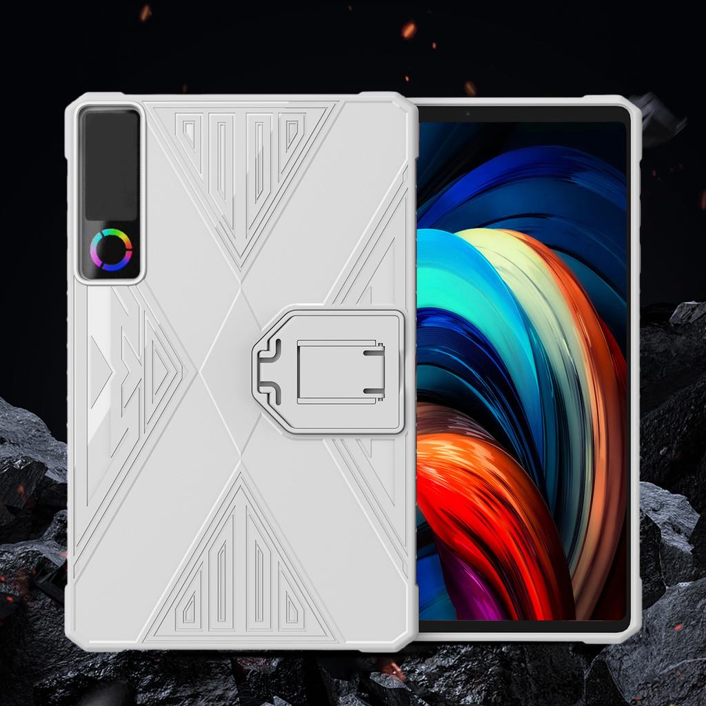 Protective Cover for Legion Y700 5th 2026 Gaming Tablet TPU Back Cover with Folding Stand Anti-Scratch Drop-Resistant