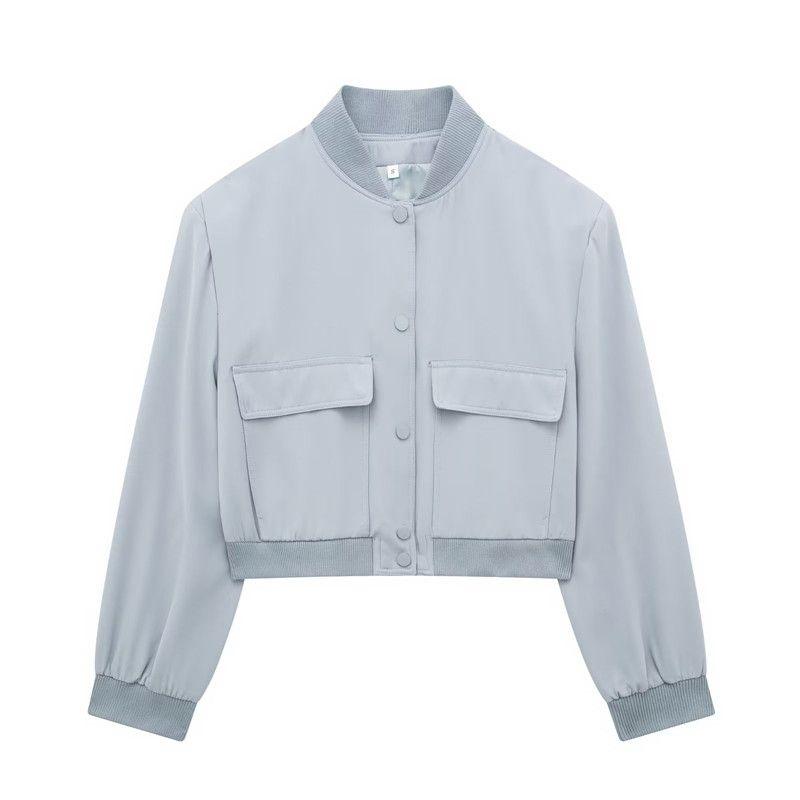Fashion Style New Arrival Fashion Women's Fashion Clothing Easiest for Match Large Pocket Pilot Jacket Outwear 2501707 712