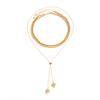 Ingemark Vintage Metal Heart-Shaped Pendant Necklace for Women Trendy Creative Bead Chokers Chain 2026 New Couple Jewelry Gifts