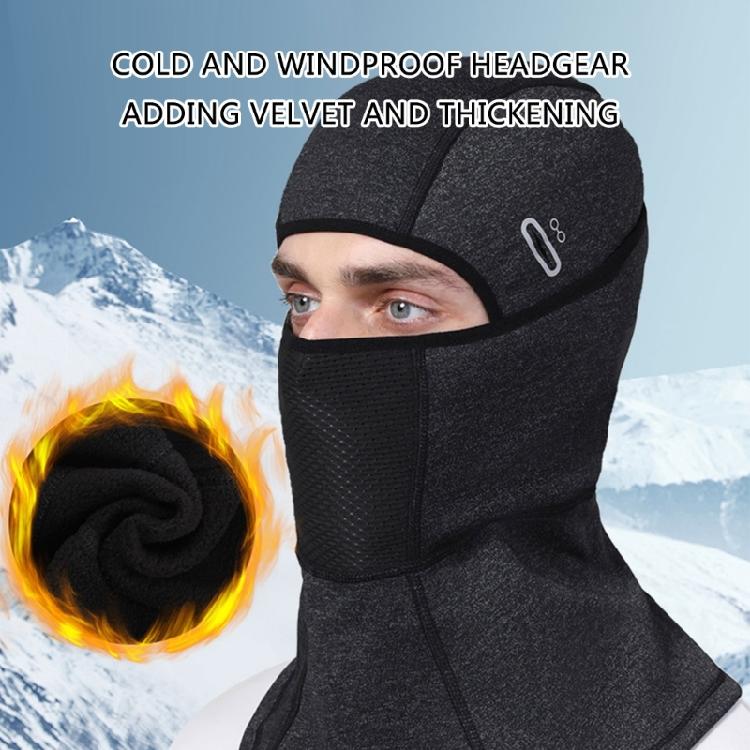 Warm Nylon Neck Gaiter & Face Shielding Thermal Windproof Headgear Motorcycling Headwear for Winter Travel & Adventure