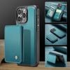 JEEHOOD J05 For iPhone 16 Pro Max Case Leather Mobile Cover with Detachable Magnetic Card Bag