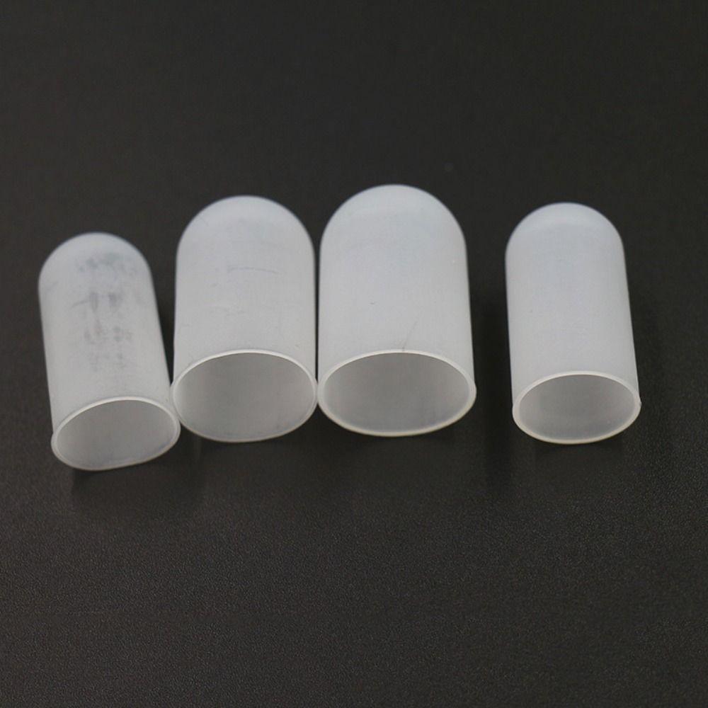 5/10 Pcs High Temperature Resistant Silicone Finger Protector Transparent Heat Insulation Finger Caps Wear-resistant Antistatic