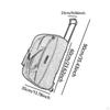 Rolling Duffel Bag Portable Travel Luggage for Outdoor Business Trip Picnic