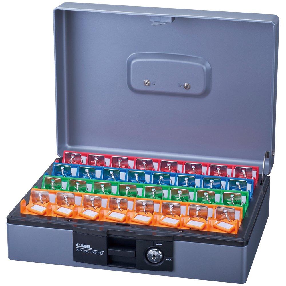 

Carl Office Desktop Key Box, Holds 32 Keys, CKB-F32-S