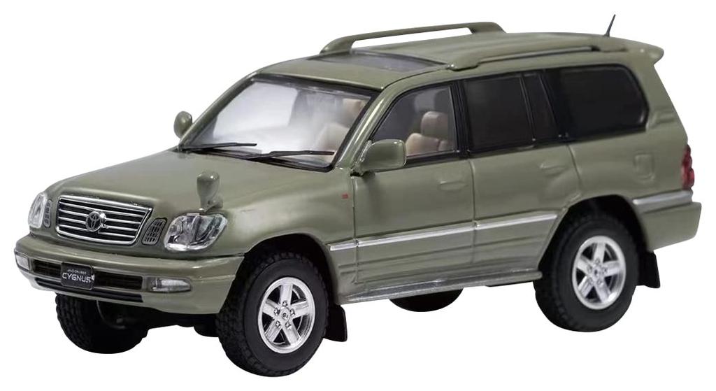 Gaincorp Products Toyota Land Cruiser Cygnus Green Finished Product 1/64 - (RHD)