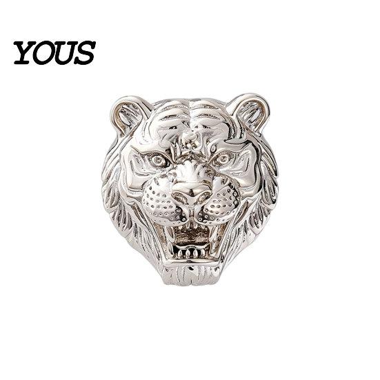 Lapel Badge Brooch Pin, Versatile Animal-Shaped with Electroplated Surface, Lion Metal Design Pin for Business Daily C