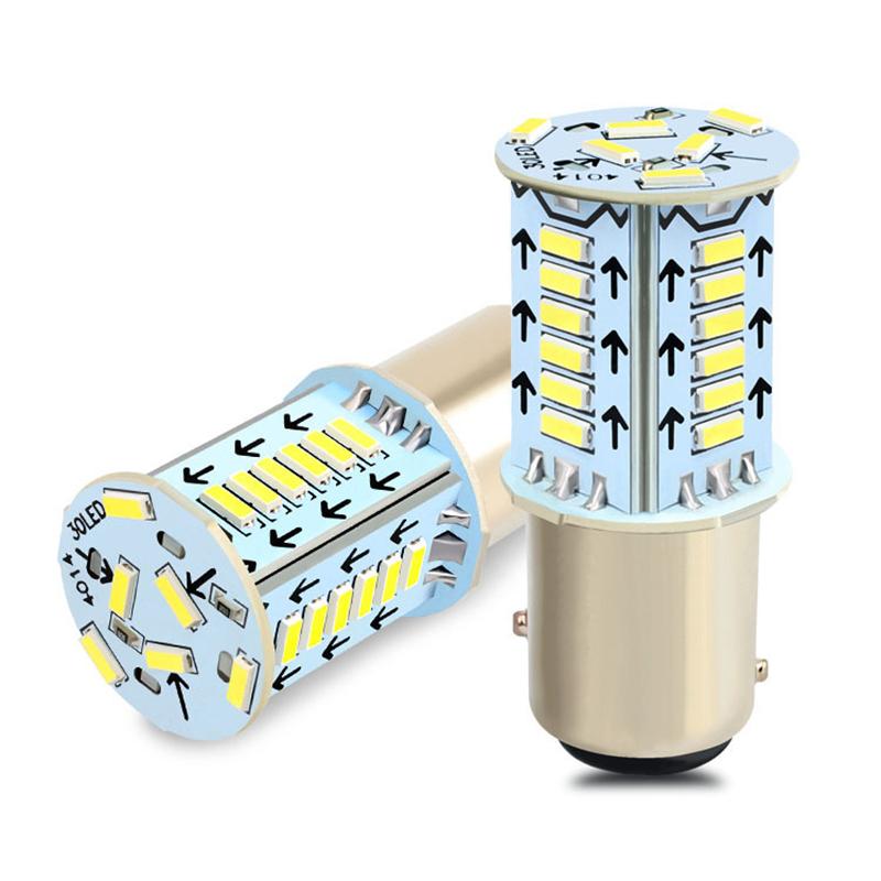1Pcs Strobe Brake Light Led Bulb Car Tail Stop Turn Signal Reversing Parking Lamp 12V 1157 Flashing Lamps For Auto Motorcycle