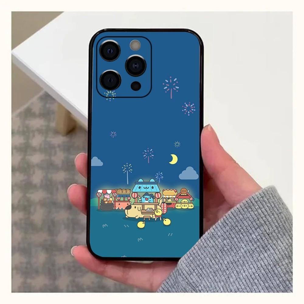 B-Bugcat C-Capoo Cute Phone Case For Apple iPhone 15,14,13,12,11,Pro,X,XS,Max,XR,Plus,Mini Soft Black Cover iPhone15