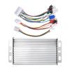 E-Scooter Brushless Motor Sine Wave Silent 3-Mode Drive Controller for E-Bike E-Tricycle E-Car Modification 48V-72V 500-3000W