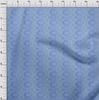 oneOone Cotton Flex Medium Blue Fabric Texture Quilting Supplies Print Sewing Fabric By The Yard 40 Inch