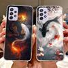 For Samsung Galaxy A72 A52 A52s Cool Dragon Tiger Painted Phone Case For Samsung A72 A52s A52 5G Soft Silicone TPU Cases