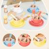Children's Tea Party Play Set for Ages 3 to 5 with Wooden Teacups