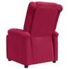 Recliner Chair Burgundy Velvet