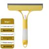 Multifunctional Double-Sided Glass Scraper & Window Cleaner with Spray and Mirror Scraper