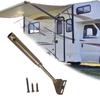 Spring Loaded Metal Door Support Struts with High Strength Spring Suitable For Motorhomes Cabinet Doors Rust Resistant