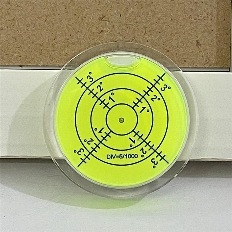 Bublinová vodováha 60 x 12 mm Stupněm označený povrch Kruhová vodováha Kruhové vodováhy Nástroje na měření bublinek
