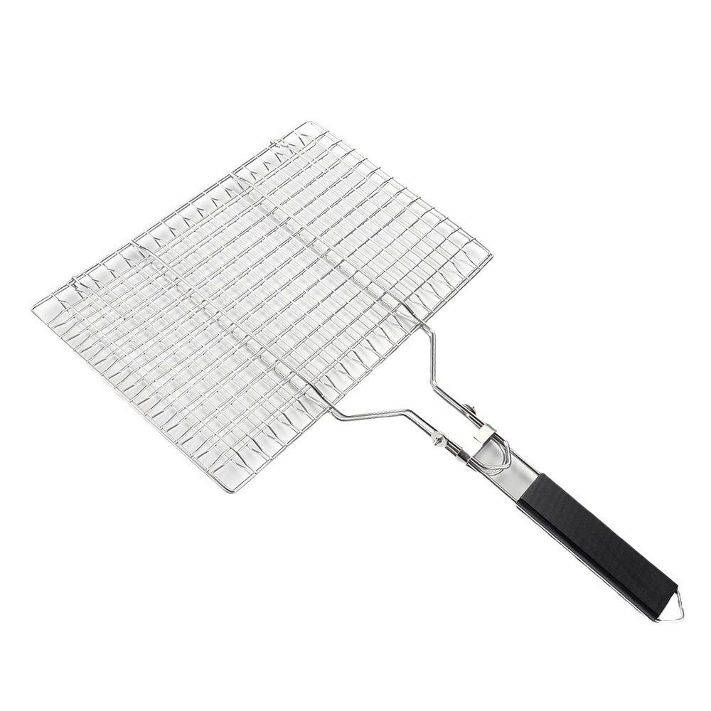 Non Stick BBQ Mesh Stainless Steel Barbecue Tool New Barbecue Net Plate  Picnic