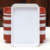 Xiaoyueya White Rectangular Plastic Tray