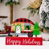 3D Gnome Christmas Wooden Ornaments for Home and Car Decor