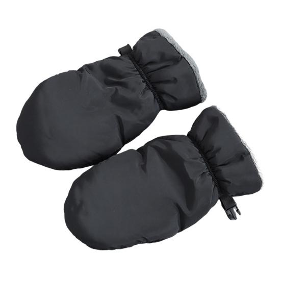 Infant Stroller Gloves Anti-Freeze Warm Muffs Plush Lined Hand Muffs Waterproof Stroller Mittens for Handlebars Cold Weather Winter Stroller