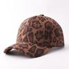 Autumn new leopard print baseball grinding cap European and American fashion high-quality curved brim cap