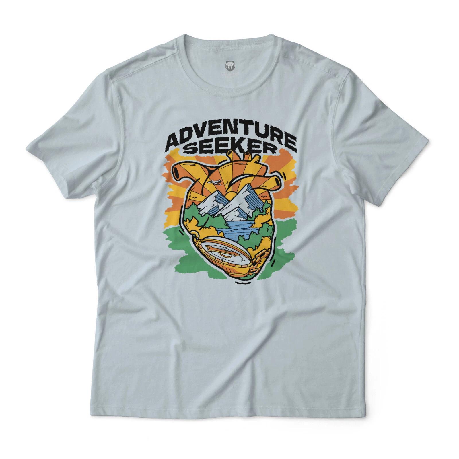 Adventure Seeker Vintage Style Exploration Inspired Graphic T shirt S