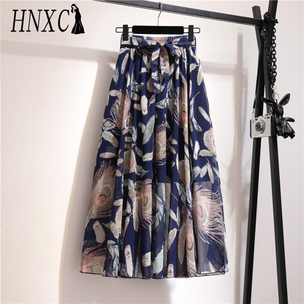HNXC 17 Farben Damenmode Lässige Sommer-Frühlingsröcke