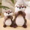 Lifelike Chubby Otter Stuffed Animal Dolls PP Cotton Simulation Otter Toy Doll  Home Decor