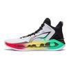 LiNing Blade 3 Cave Shock Absorption Anti-Slip Wear-Resistant High-Top Basketball Shoes Men Basketball Shoes White Black Multicolor ABAS091-1