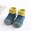 Baby Walking Socks, Autumn and Winter with Thick Velvet and Soft Sole, Anti Slip Shoes for Boys and Girls, Pure Cotton Socks