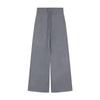 Space Cotton High Waist Drawstring Wide Leg Lounge Pants For Women With Pockets