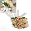 Wedding Bouquets Flower Hand Bouquet Silk Artificial Fake Flowers for   Wedding Party and
