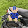 Trendy Cute Bear Rescue Fire Department Car Accessories Vehicle Motorcycle Tail Decoration Plush Toy Car Interior Decor
