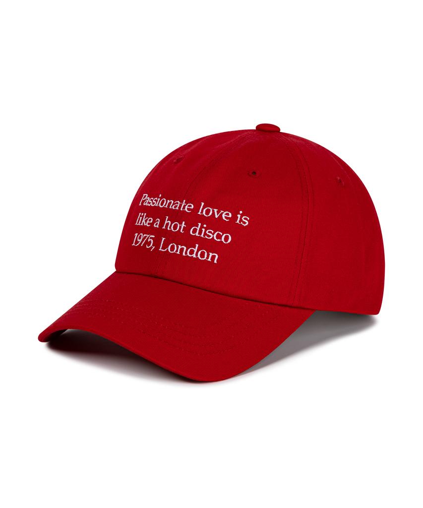 Tepoleu Lettering 1975 Ball Cap - Red