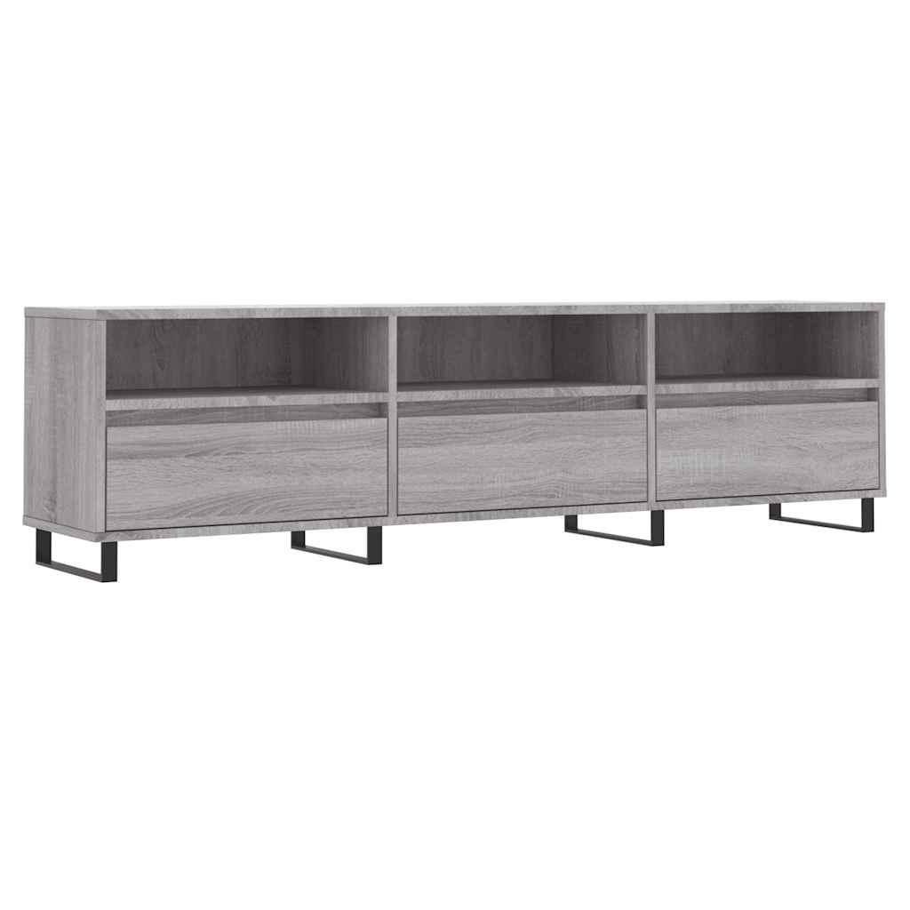 TV Cabinet Gray Sonoma 150 x 30 x 44.5 cm Particleboard